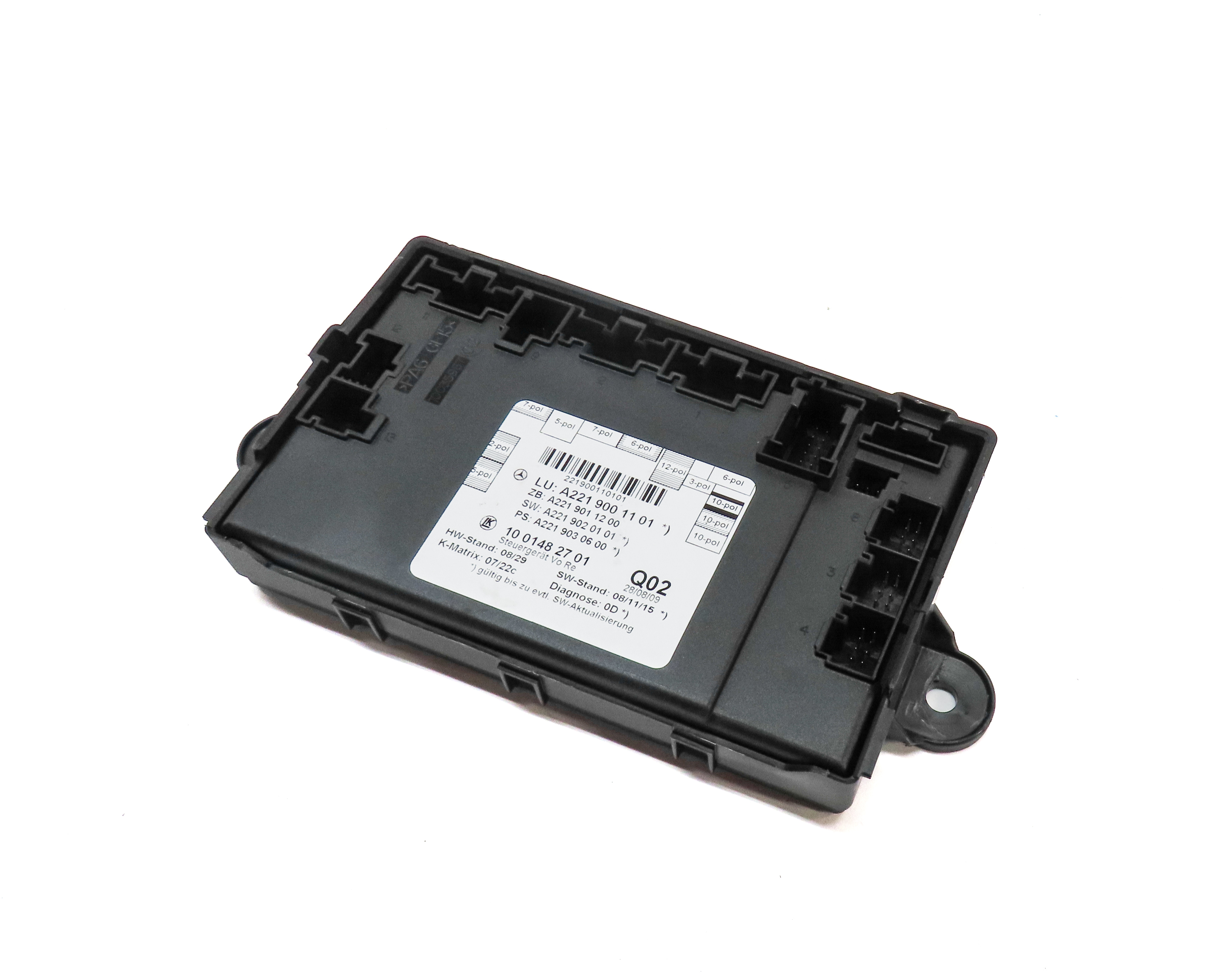 2010 MERCEDES S400 (W221) FRONT RIGHT PASSENGER DOOR CONTROL MODULE — exact item pictured